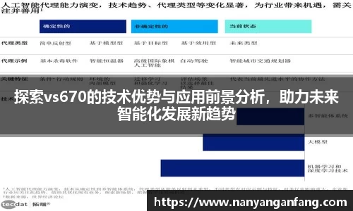 探索vs670的技术优势与应用前景分析，助力未来智能化发展新趋势